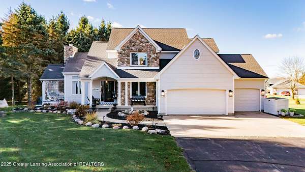 1.72 Acres of Residential Land with Home for Sale in Perry, Michigan