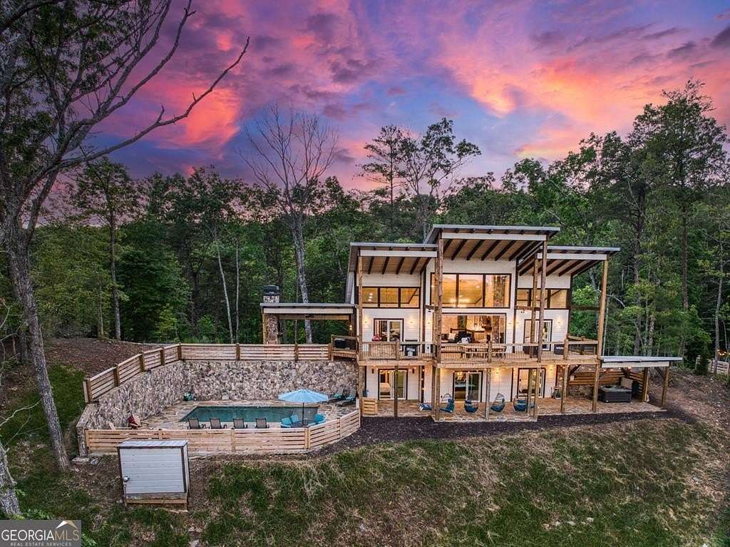 1.6 Acres of Residential Land with Home for Sale in Mineral Bluff, Georgia