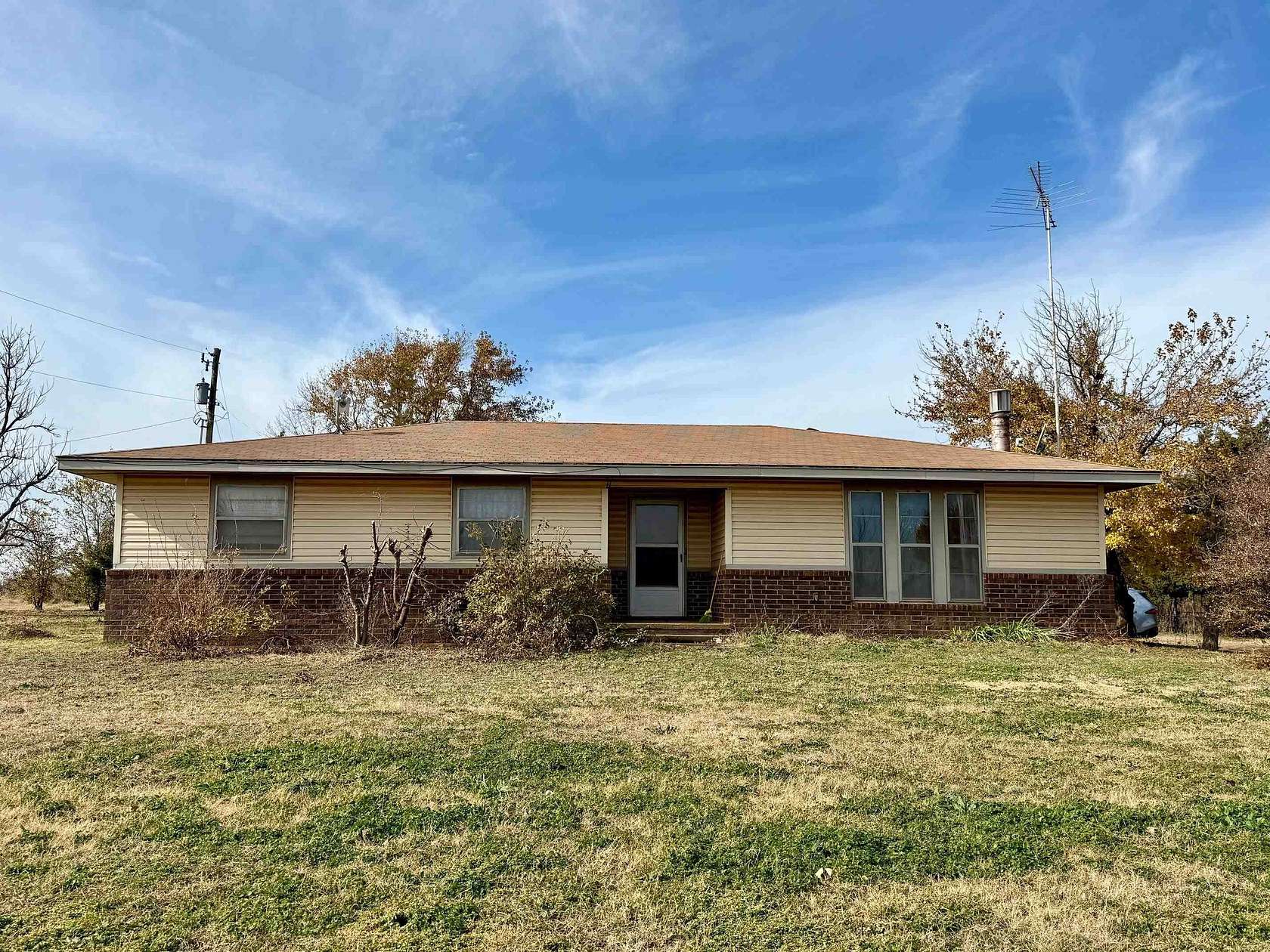 6 Acres of Residential Land with Home for Sale in Bison, Oklahoma