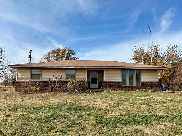 6 Acres of Residential Land with Home for Sale in Bison, Oklahoma
