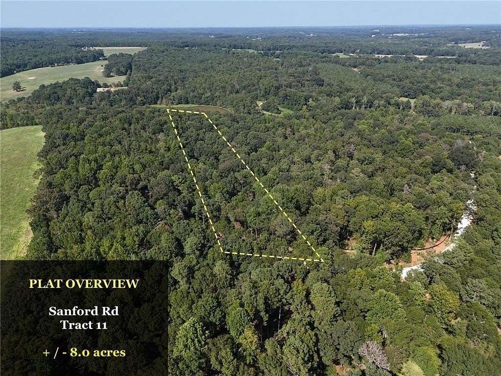 8 Acres of Residential Land for Sale in Nicholson, Georgia