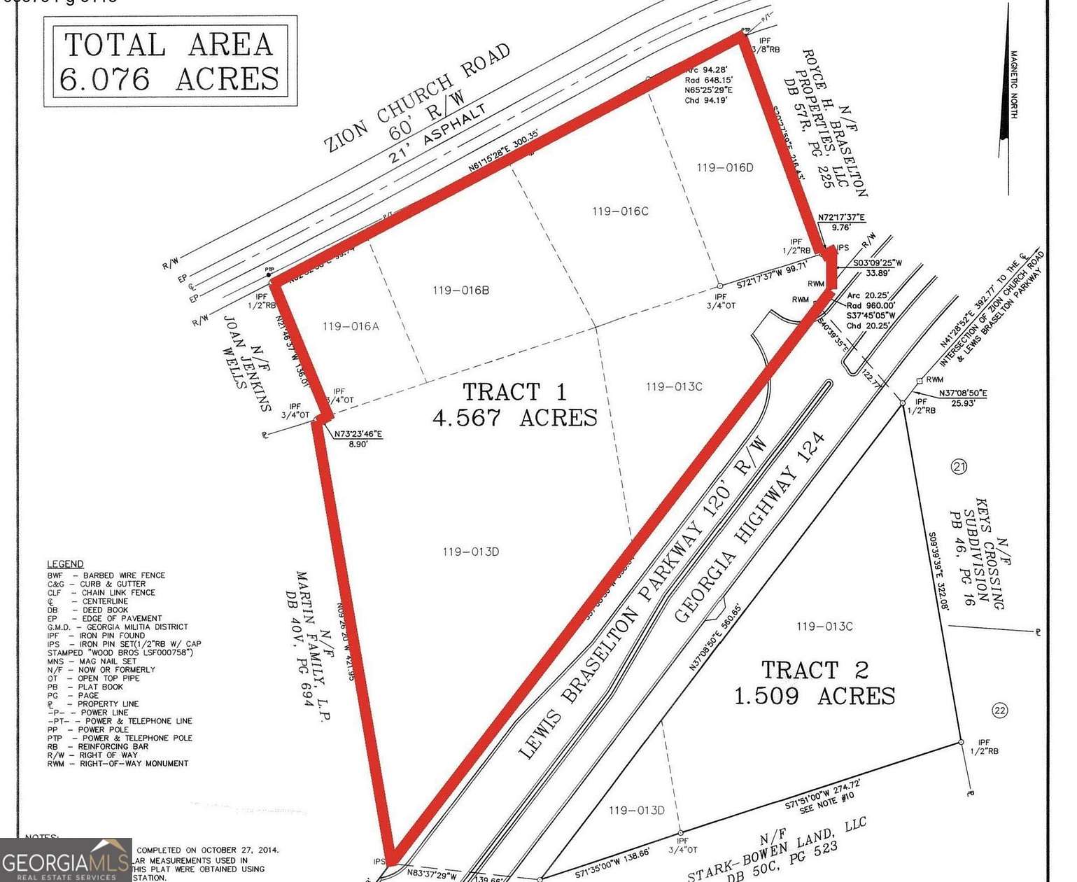 4.57 Acres of Commercial Land for Sale in Braselton, Georgia