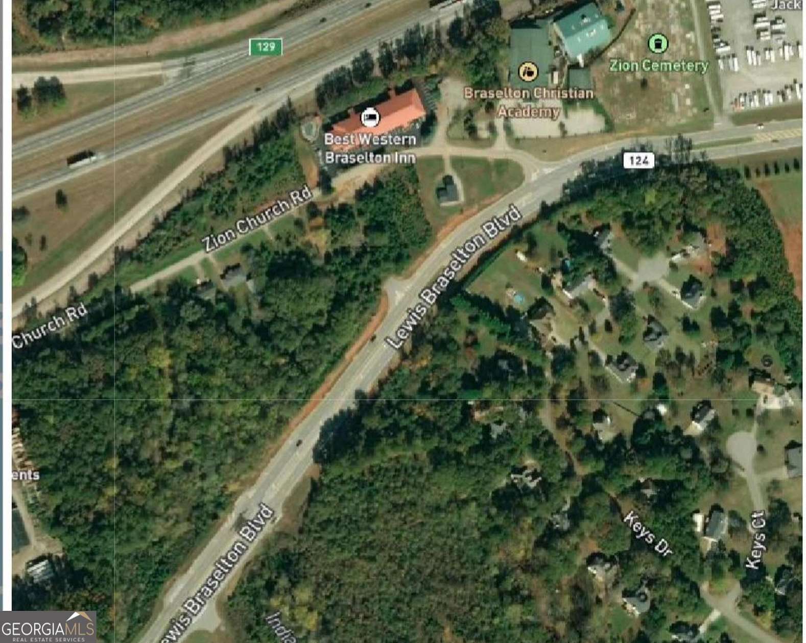 4.57 Acres of Commercial Land for Sale in Braselton, Georgia