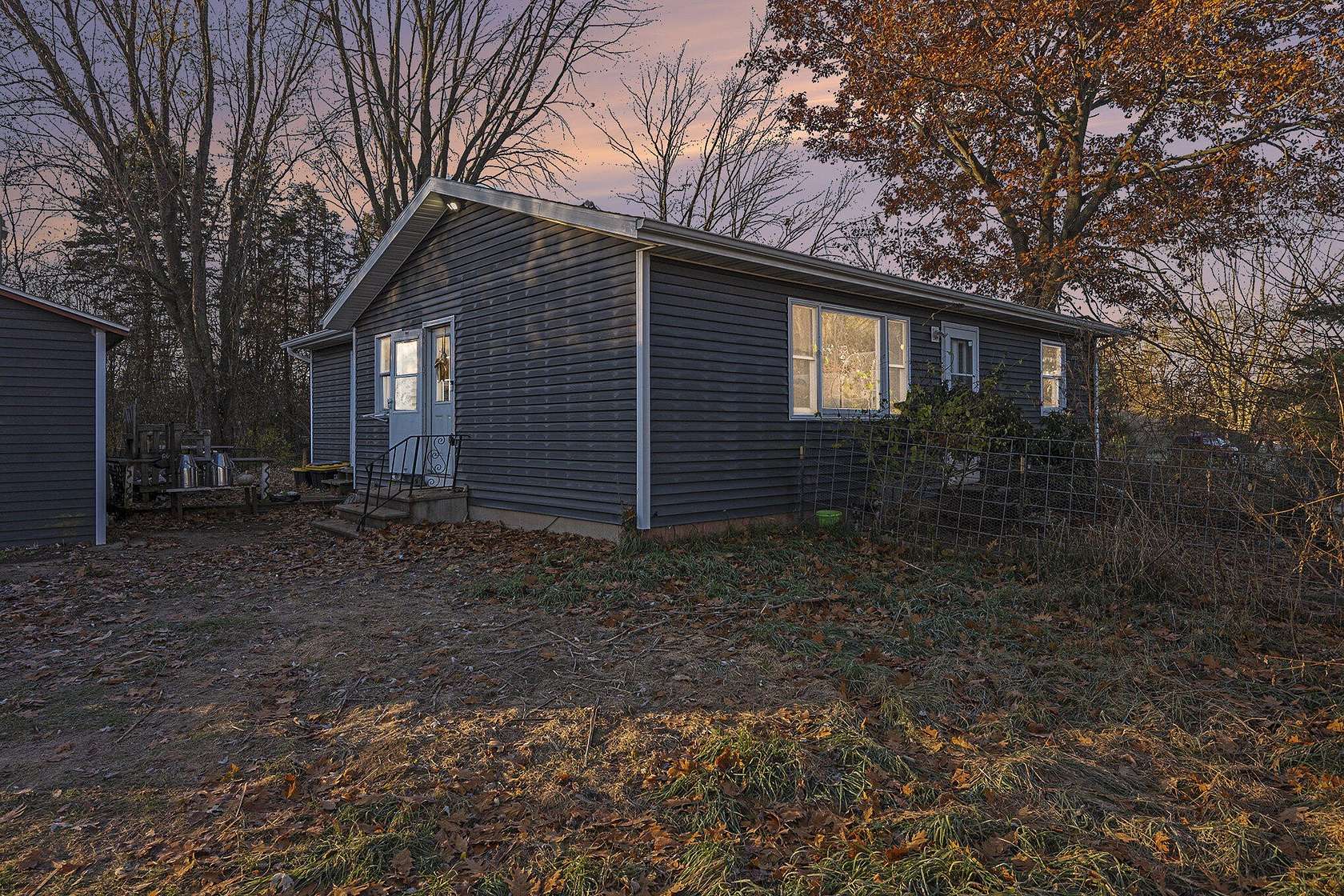 3 Acres of Residential Land with Home for Sale in Plainwell, Michigan