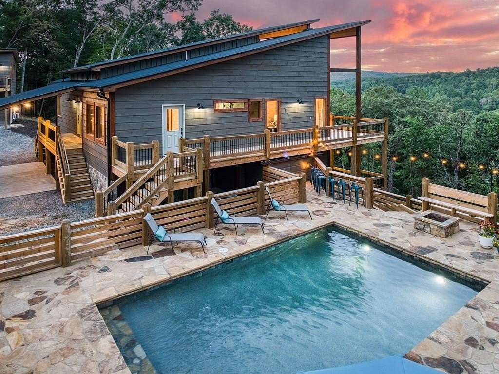 1.5 Acres of Residential Land with Home for Sale in Mineral Bluff, Georgia