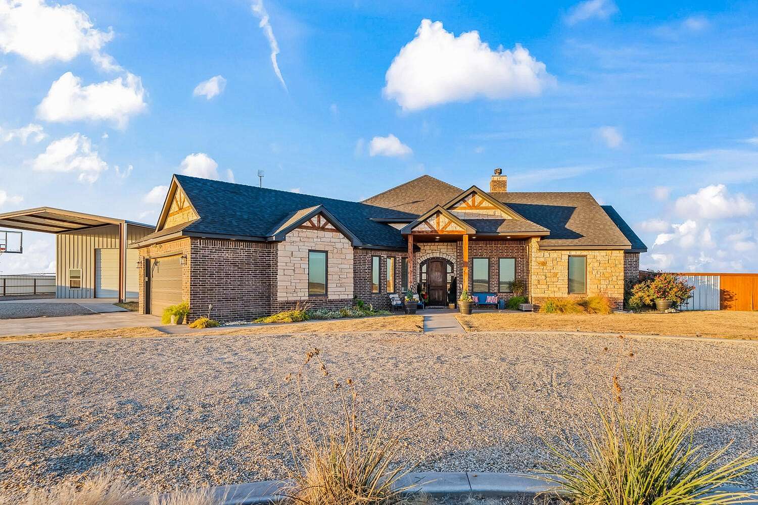 10 Acres of Residential Land with Home for Sale in Idalou, Texas