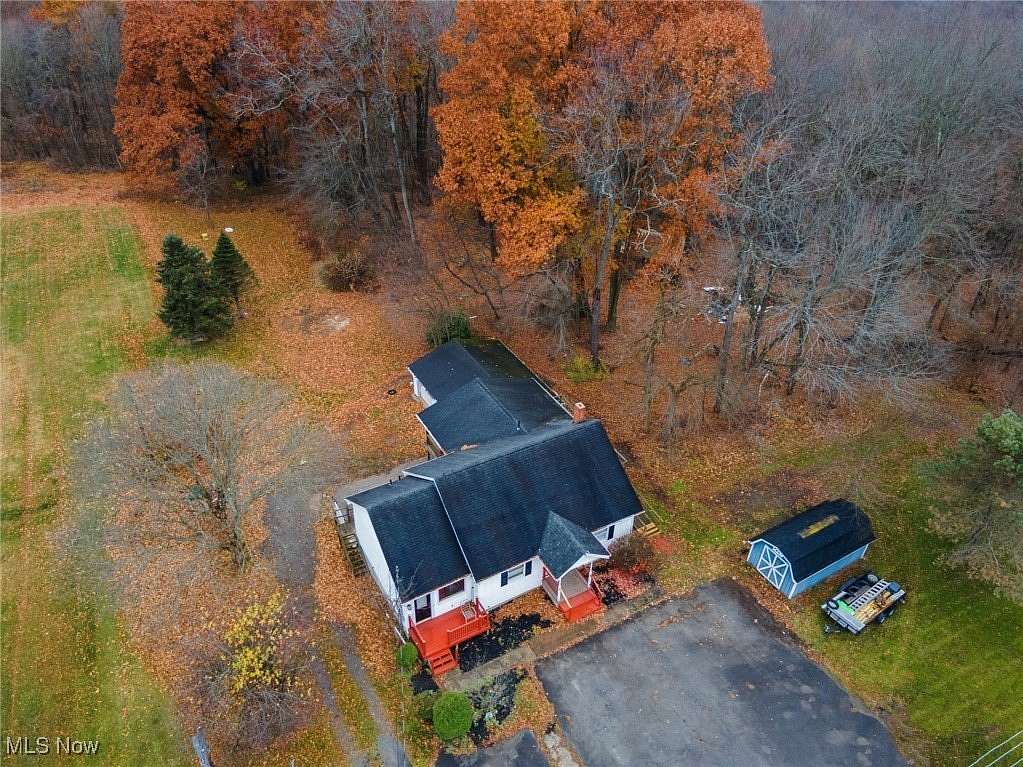 7.15 Acres of Residential Land with Home for Sale in Washingtonville, Ohio