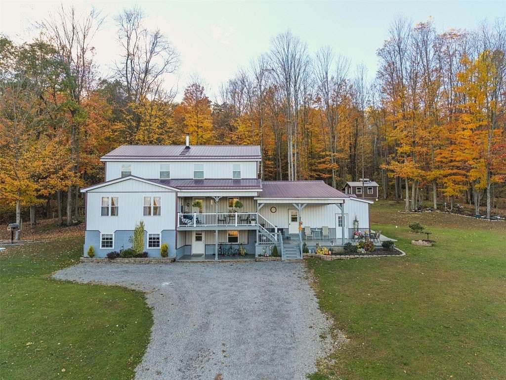 16.9 Acres of Land with Home for Sale in Saegertown, Pennsylvania
