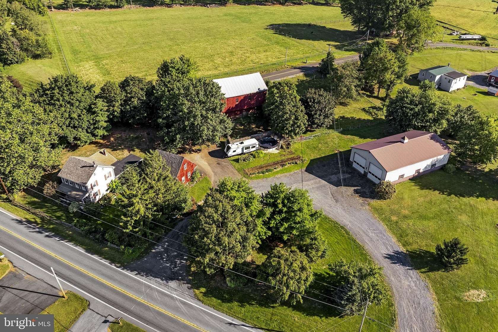 3 Acres of Residential Land with Home for Auction in Reinholds, Pennsylvania