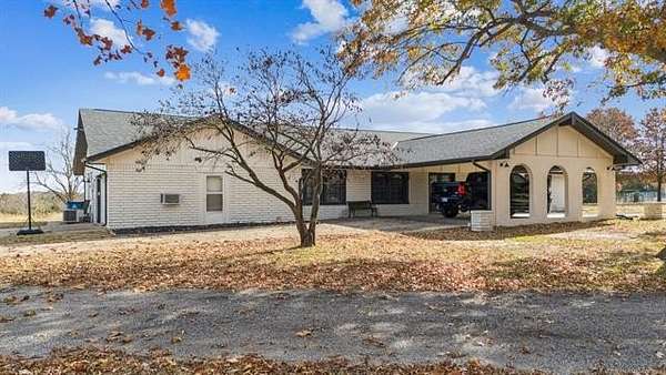 16.5 Acres of Land with Home for Sale in Drumright, Oklahoma