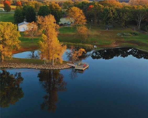 14.4 Acres of Land with Home for Sale in Paola, Kansas