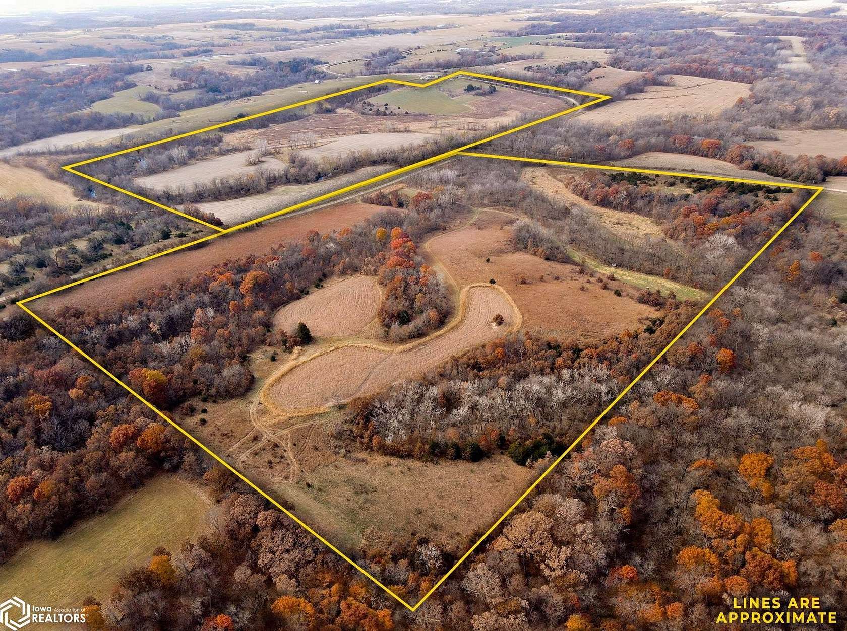 131 Acres of Recreational Land & Farm for Sale in Floris, Iowa