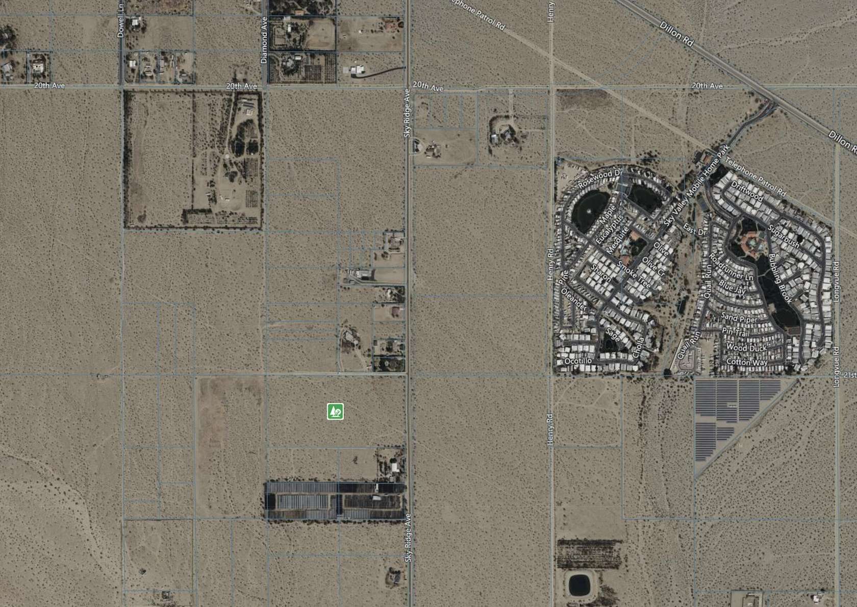 19.6 Acres of Land for Sale in Sky Valley, California