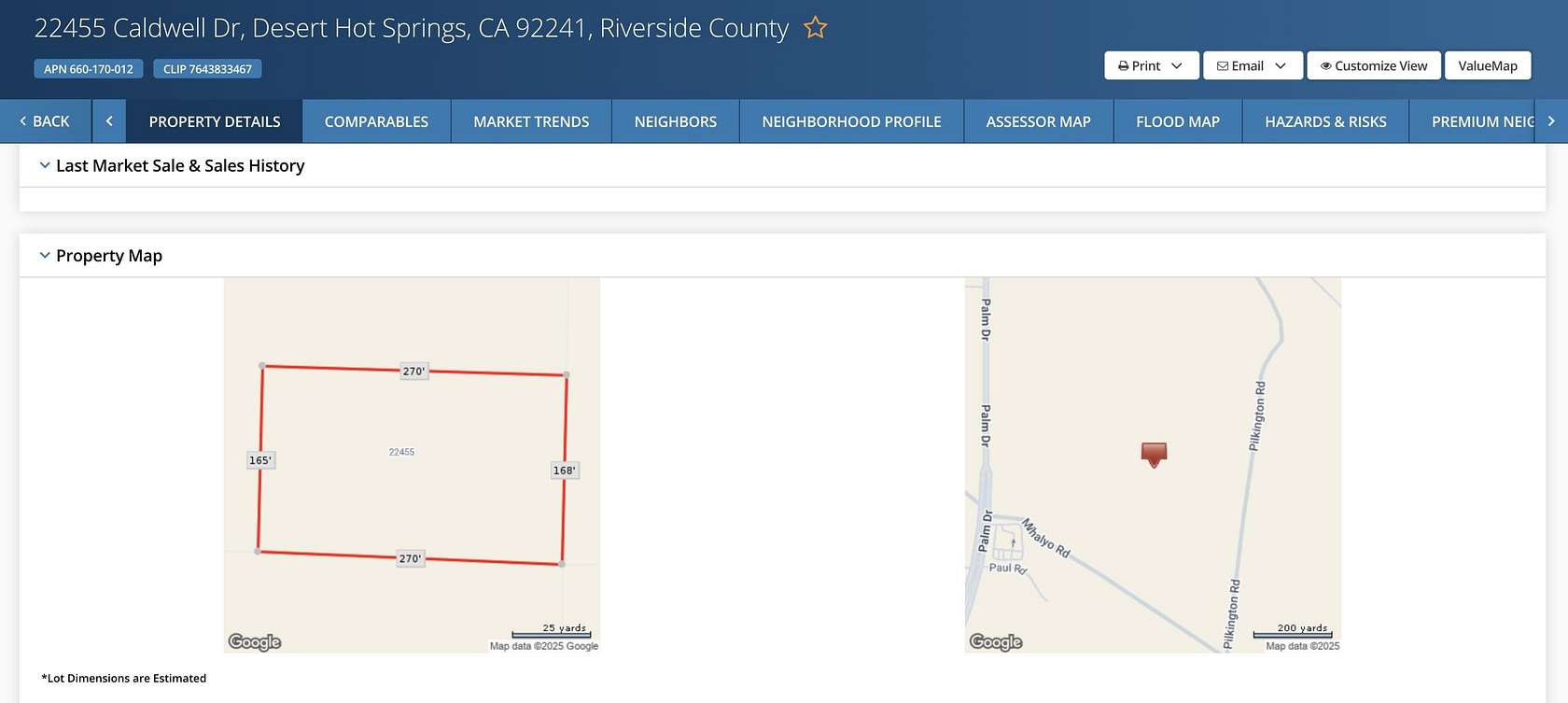 1 Acre of Land for Sale in Desert Hot Springs, California