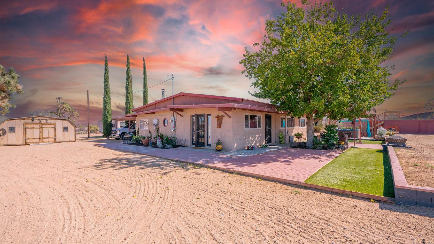 5 Acres of Land with Home for Sale in Yucca Valley, California