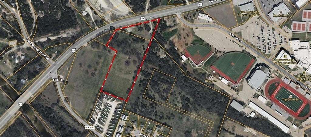 6.83 Acres of Mixed-Use Land for Sale in Glen Rose, Texas