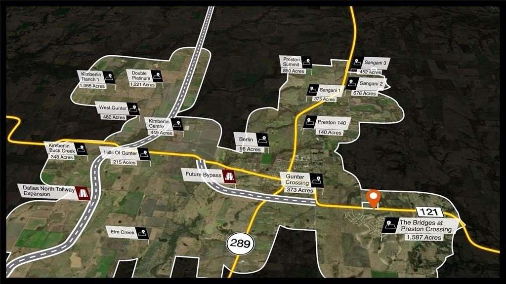 30 Acres of Mixed-Use Land for Sale in Gunter, Texas