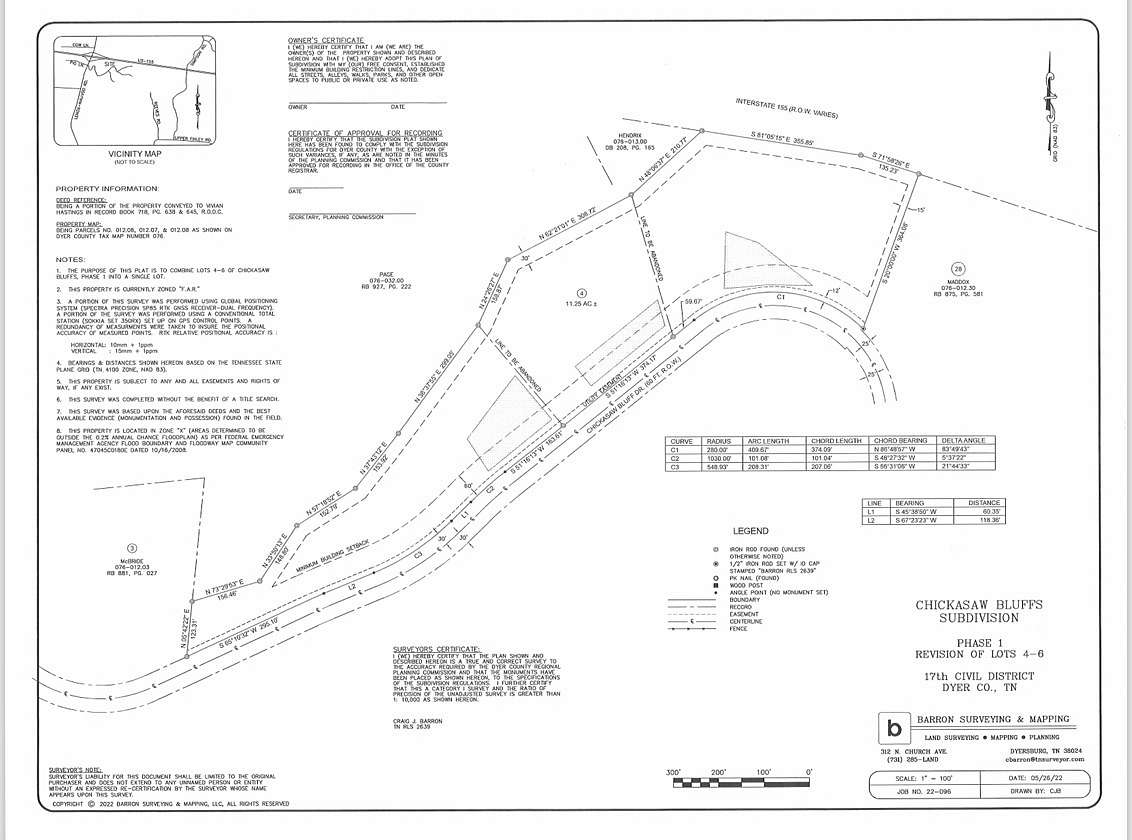 11.3 Acres of Land for Sale in Dyersburg, Tennessee