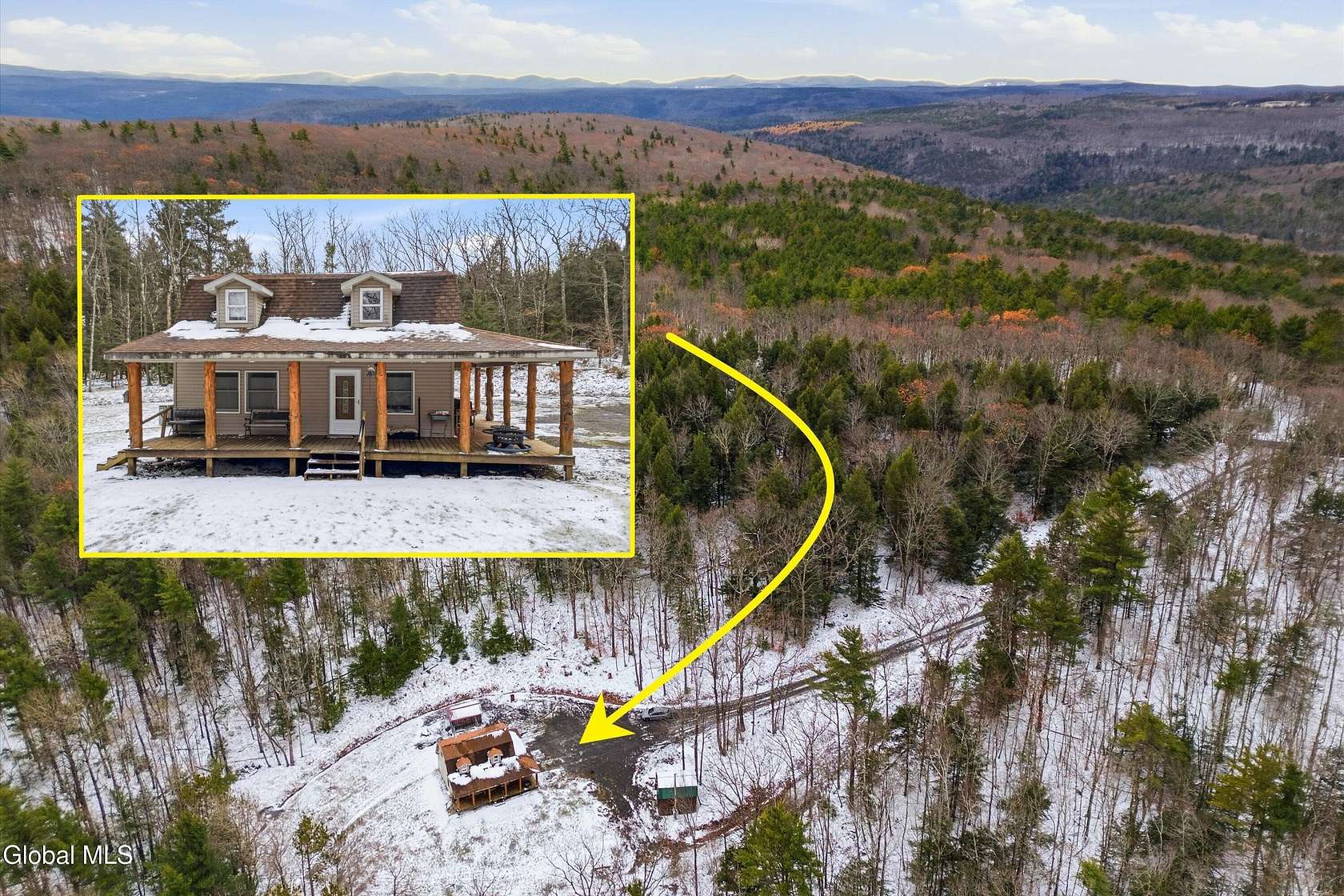 40 Acres of Recreational Land with Home for Sale in Warnerville, New York