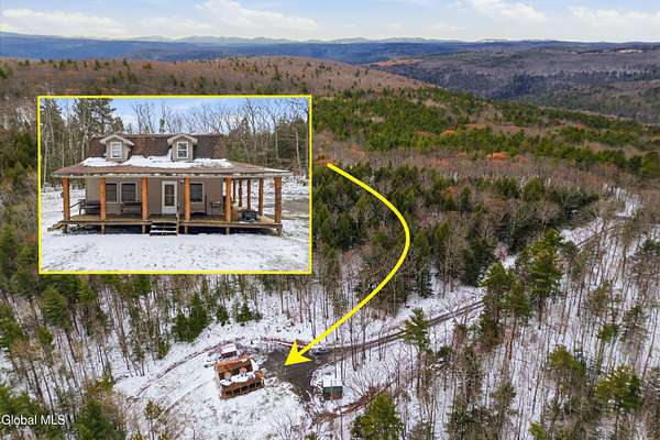 40 Acres of Recreational Land with Home for Sale in Warnerville, New York