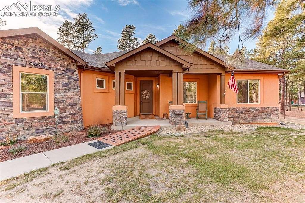 2.55 Acres of Residential Land with Home for Sale in Colorado Springs, Colorado