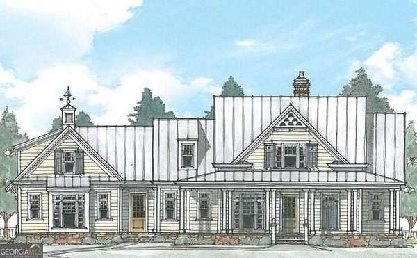 7.58 Acres of Residential Land with Home for Sale in Ball Ground, Georgia