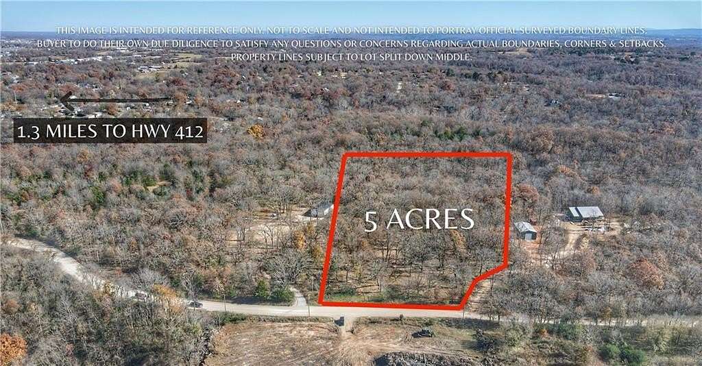 5 Acres of Residential Land for Sale in Siloam Springs, Arkansas