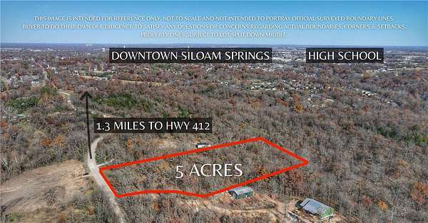 5 Acres of Residential Land for Sale in Siloam Springs, Arkansas