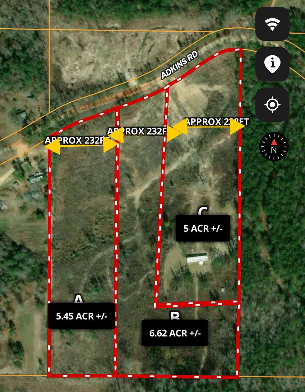 6.6 Acres of Residential Land for Sale in Wetumpka, Alabama