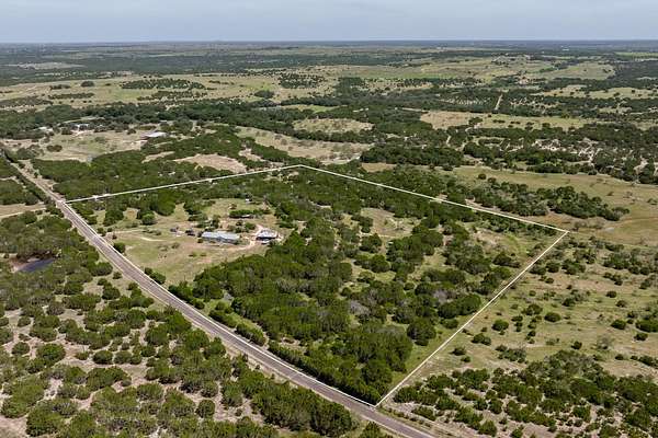 20 Acres of Agricultural Land with Home for Sale in Lampasas, Texas