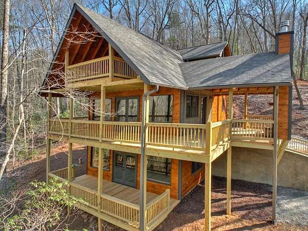 1.5 Acres of Land with Home for Sale in Blue Ridge, Georgia