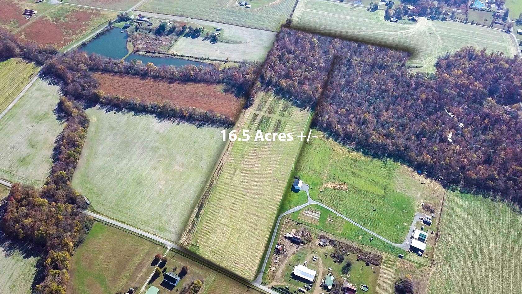 16.6 Acres of Recreational Land & Farm for Sale in Manchester, Tennessee
