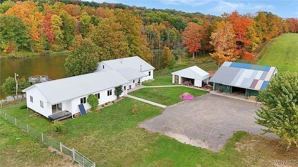 39 Acres of Land with Home for Sale in Centerville, New York