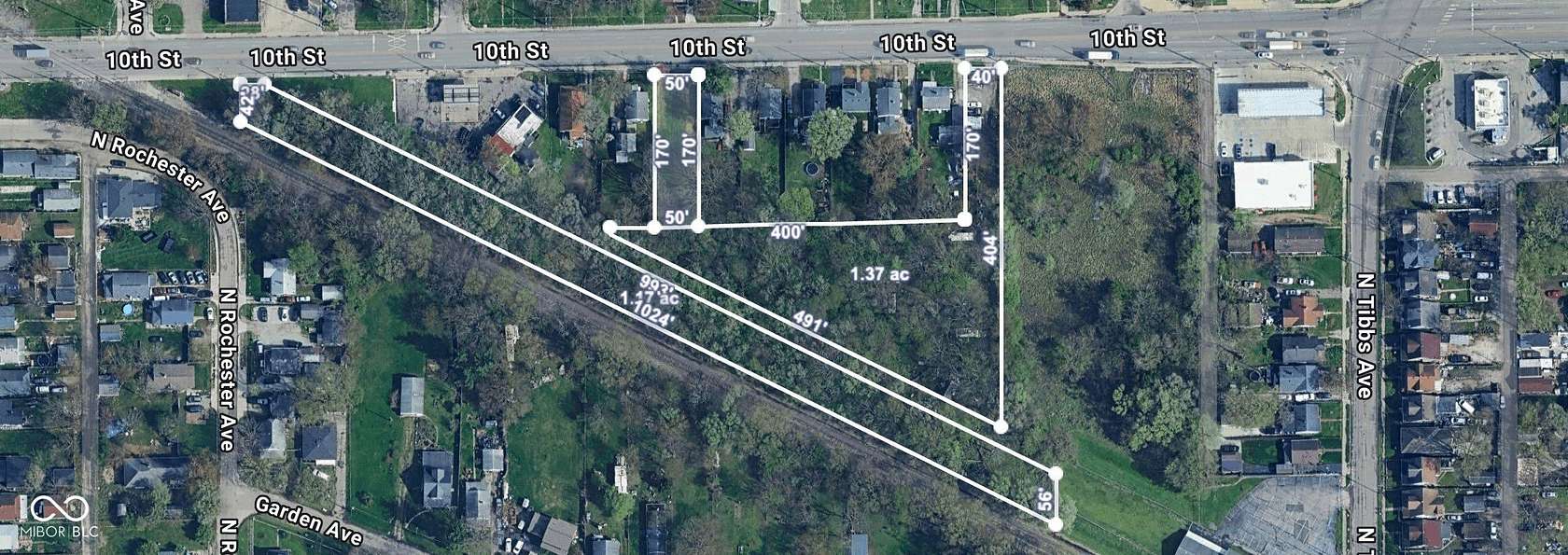 2.74 Acres of Commercial Land for Sale in Indianapolis, Indiana