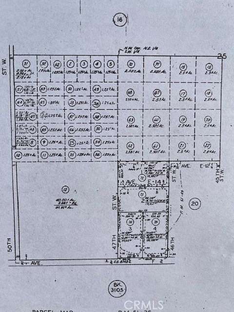 2.5 Acres of Commercial Land for Sale in Lancaster, California