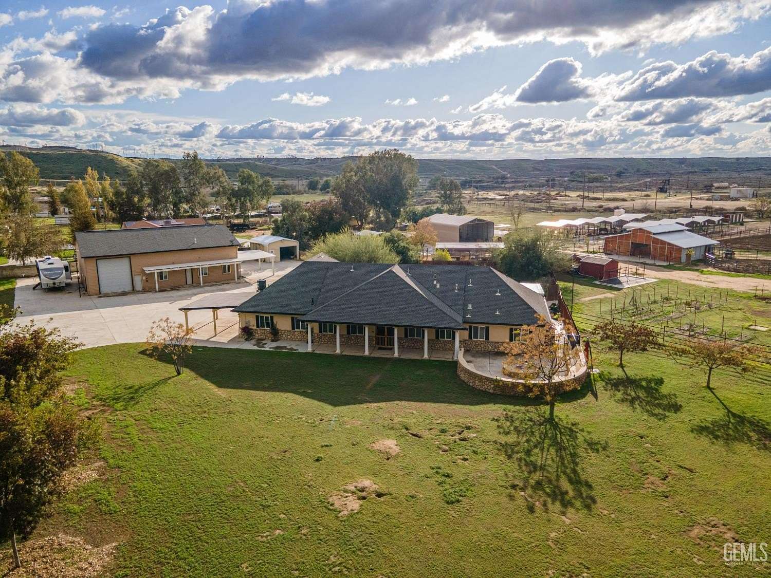 5 Acres of Land with Home for Sale in Bakersfield, California