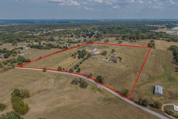 28.5 Acres of Land with Home for Sale in Strafford, Missouri