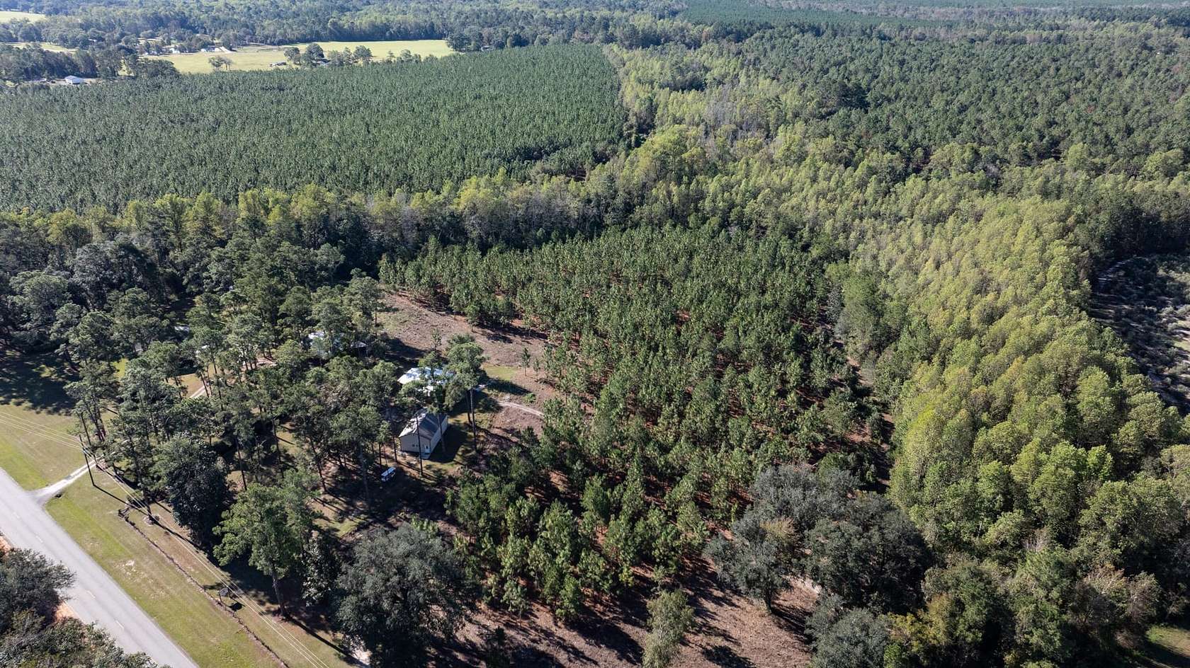 282 Acres of Land with Home for Sale in Glennville, Georgia