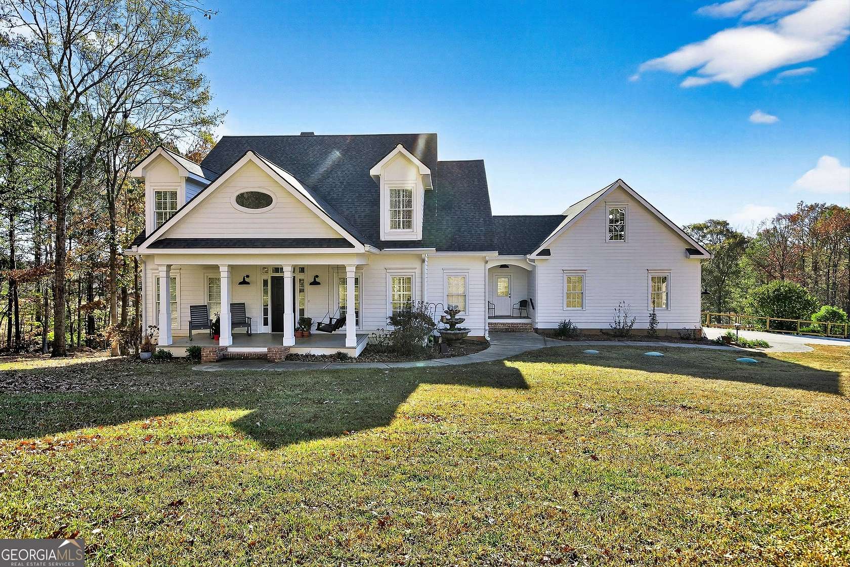 30.5 Acres of Land with Home for Sale in Brooks, Georgia