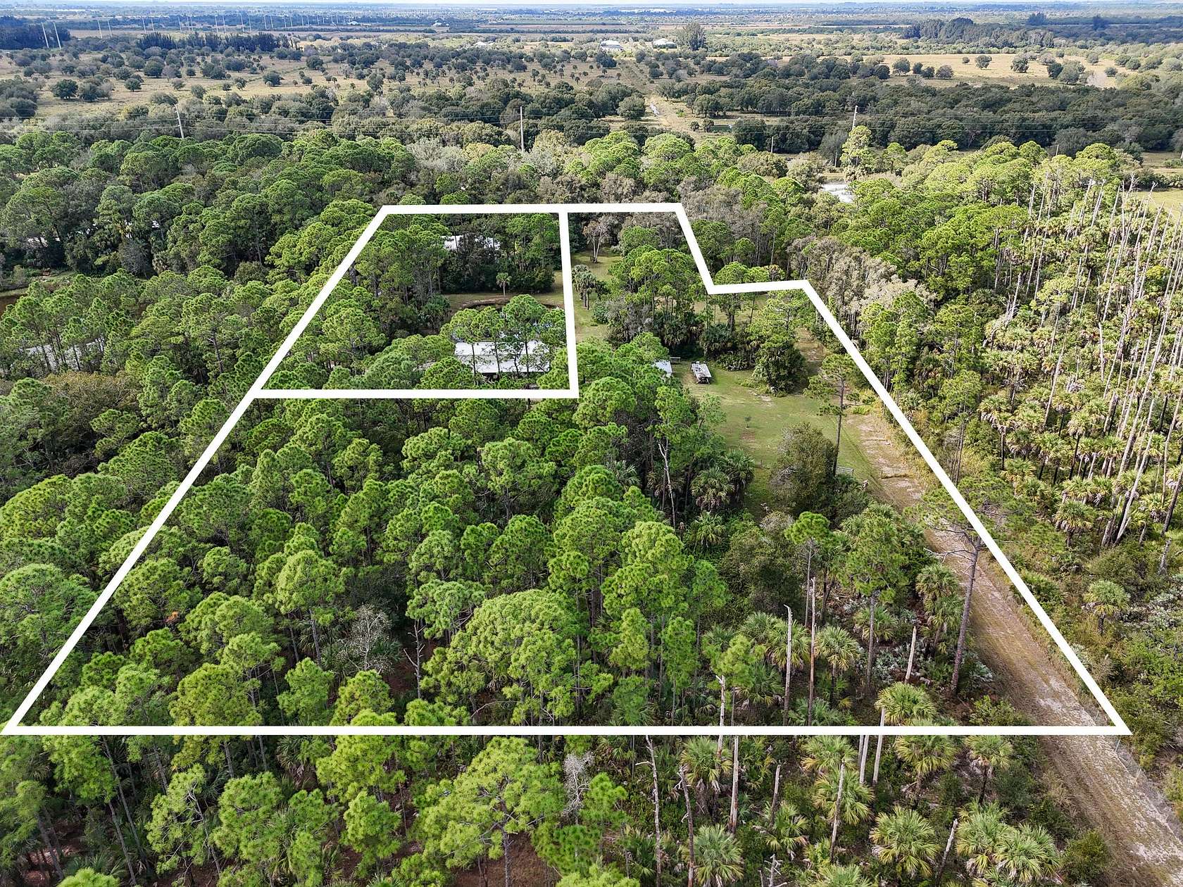 6.5 Acres of Residential Land with Home for Sale in Fort Pierce, Florida