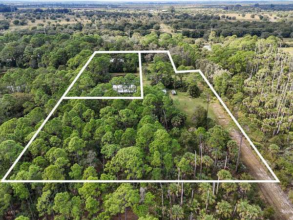6.5 Acres of Residential Land with Home for Sale in Fort Pierce, Florida