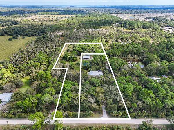 3 Acres of Land with Home for Sale in Fort Pierce, Florida