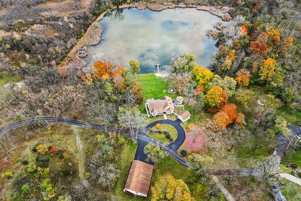 16 Acres of Recreational Land with Home for Sale in Mukwonago, Wisconsin