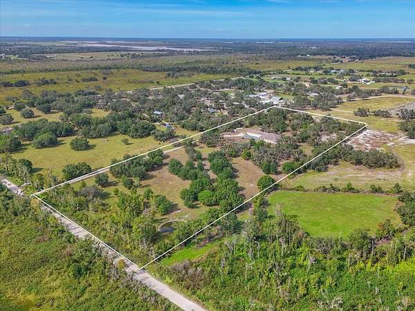 12 Acres of Land with Home for Sale in Myakka City, Florida