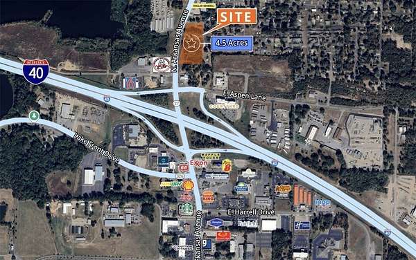 4.5 Acres of Improved Residential Land for Sale in Russellville, Arkansas