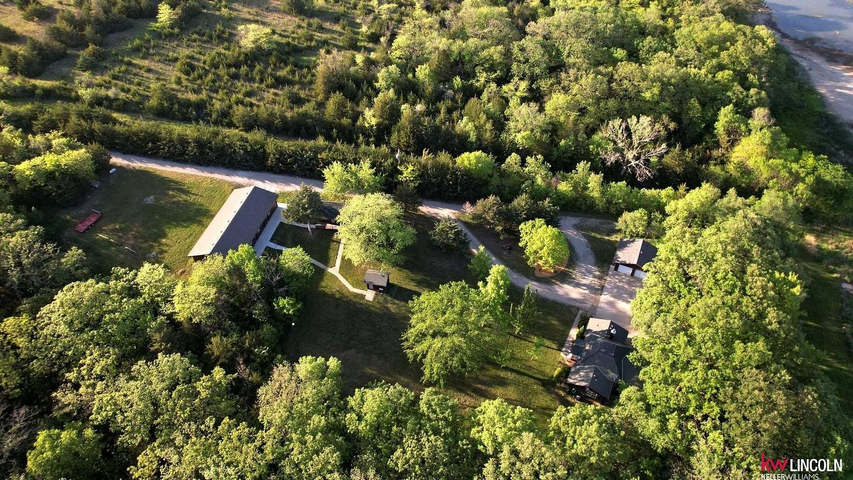 8.37 Acres of Residential Land with Home for Sale in Crab Orchard, Nebraska