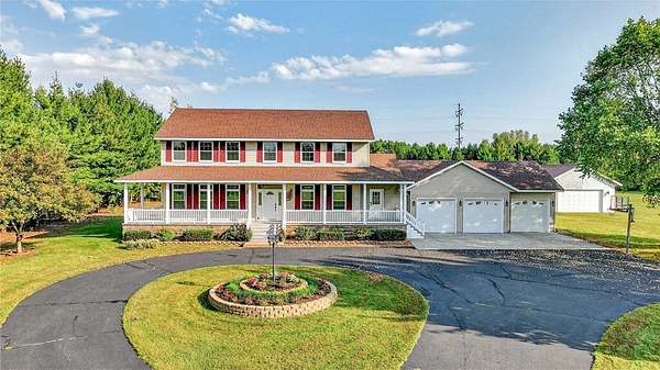 14 Acres of Land with Home for Sale in Chippewa Falls, Wisconsin