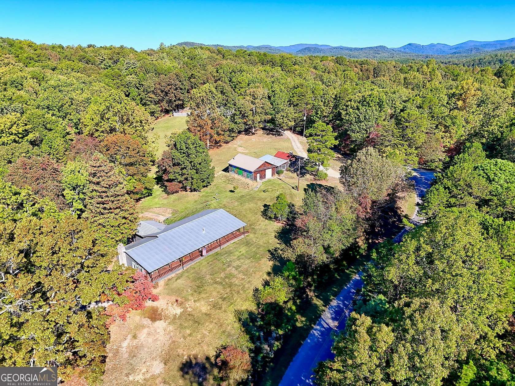 11.4 Acres of Land with Home for Sale in Lakemont, Georgia
