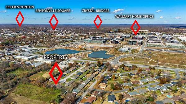 1.87 Acres of Improved Residential Land for Sale in Bentonville, Arkansas