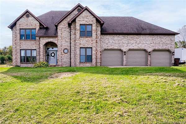 4.8 Acres of Residential Land with Home for Sale in Henryville, Indiana